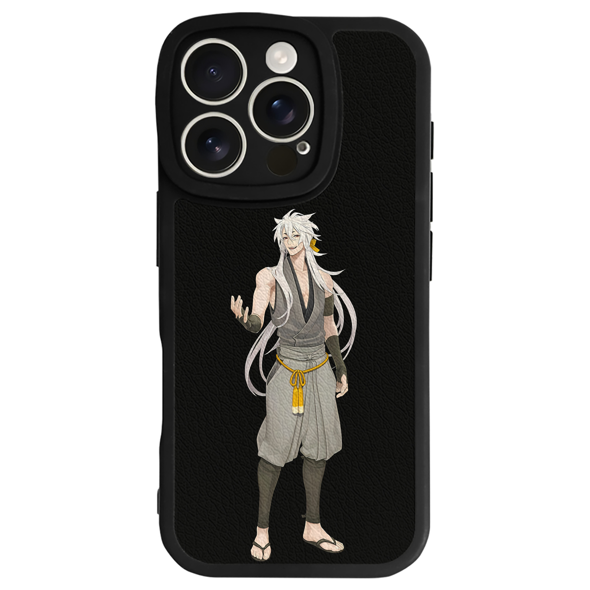 （画像用） 刀剣乱舞 Touken Ranbu 【iPhone 16シリーズ対応】シリコンスマホケース（レザー調） 材質：シリコン